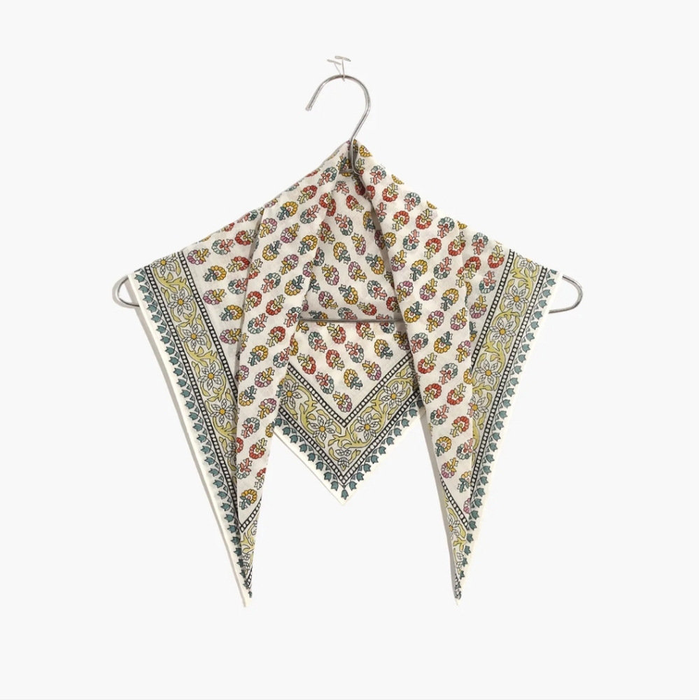 🚫SOLD🚫Madewell Organic Cotton Bandana - Picture 2 of 7